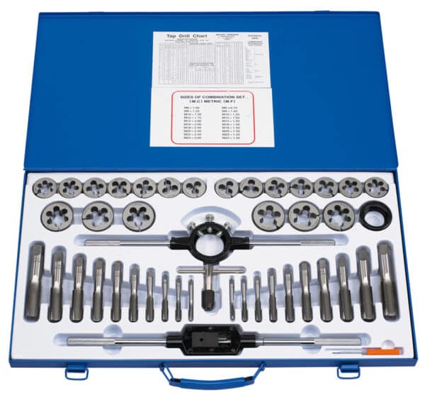 Tungsten steel tap & die set