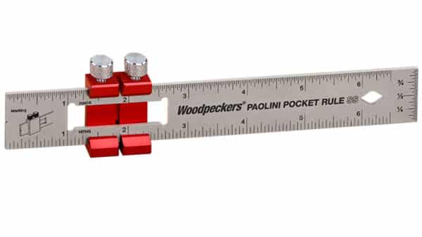 Woodpeckers Paolini Pocket Rule - 150mm Stainless Steel