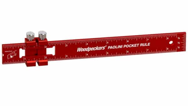 Woodpeckers Paolini Pocket Rule - 200mm Aluminium