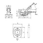 Zweiachs-Maschinenschraubstock GS 150