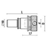 chucks for machines “biesse” with automatic change - D21 d10 L42