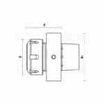 collet chucks hsk-85 - D63 TaperHSK-85 A61 RotationRH/LH D185 SpringcolletsO2-30(Art.T123/ER40) Clam