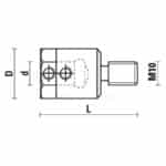 drill adaptors - (m10)