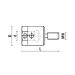 drill adaptors - (m8)