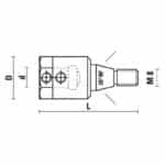 drill adaptors - (m8/20°48’)