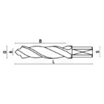 hs drilling bits for pvc and aluminium working z2