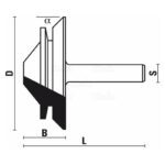 hw 45° degree lock miter joint bits z2