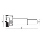 hw adjustable diameter boring bits 30/60 mm