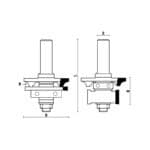 hw bead paneling assembly with ball bearing guide z2