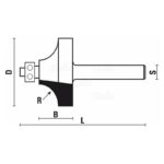 hw beading bits with ball bearing guide z2