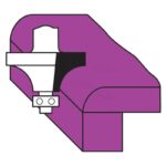 hw corner rounding bits with ball bearing guide z2