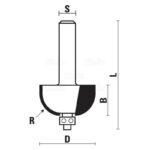 hw cove bits with ball bearing z2