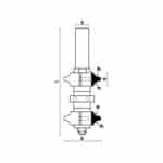 hw double corner round assembly with ball bearing guide z3