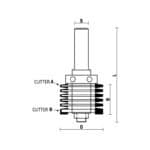 hw finger joint assembly with ball bearing guide z2