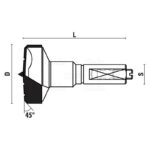 hw hinge boring bits for aluminium z2