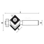 hw insert flush trim bits with ball bearing guide z2