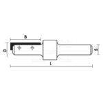 hw insert plunge router bits z1 “versofix“