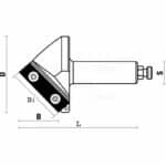 hw insert v-groove router bits z1