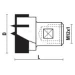 hw interchangeable hinge boring bits z2+2