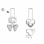 hw interchangeable insert router bits “nova system” z2