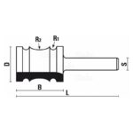 hw multi radius bits z2 - S6 D19 B25 L55 R12 R26