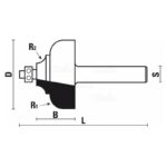 hw ogee bits with ball bearing guide z2