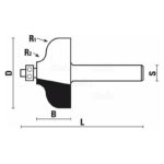 hw ogee bits with ball bearing guide z2