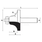 hw ogee bits with ball bearing guide z2