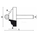 hw ogee bits with ball bearing guide z2