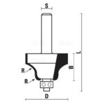 hw ogee bits with ball bearing z2