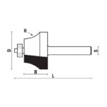 hw ovolo joint bits with ball bearing guide z2