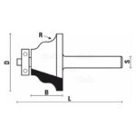 hw profile bits with ball bearing guide