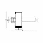 hw rabbeting bits with ball bearing guide z2