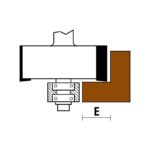 hw rabbeting bits with ball bearing guide z2