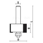 hw rabbeting bits with ball bearing z2