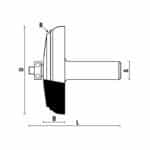 hw raised panel bits with ball bearing guide z2