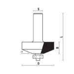 hw raised panel bits with ball bearing guide z2