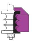 hw triple beading bits with ball bearing guide z2 - S12 D41 B51 L101 B139 R6