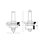 hw v paneling assembly with ball bearing guide z2