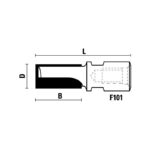 hw/hs straight plunge cutting bits for “elu” z2