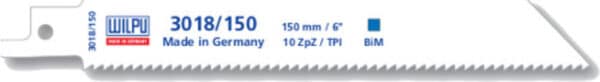 Λεπίδες σπαθοσέγας για inox 5 τεμάχια 10 tpi