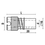 quick change drill holders - D20 d10 L44