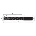 solid carbide spiral cutters for lock-case z2 - z3