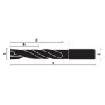 solid carbide spiral cutters z3 for locks