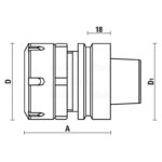 collet chucks hsk63f - A71 D63 D163 SpringcolletsO2-30(Art.T123/ER40) ClampingnutZ091.002.R Rotation