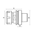 collet chucks hsk63f inox