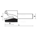 hw bevel hole router bits z3