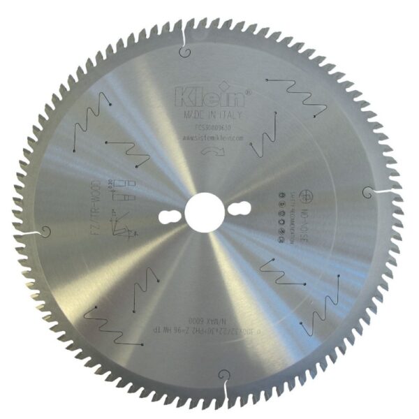 hw circular saw blades for bilaminated panels