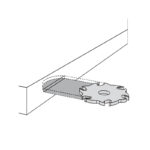 hw grooving cutter for "lamello®" - D100 d22 B/c3.96/2.8 Z2pos.+4neg.