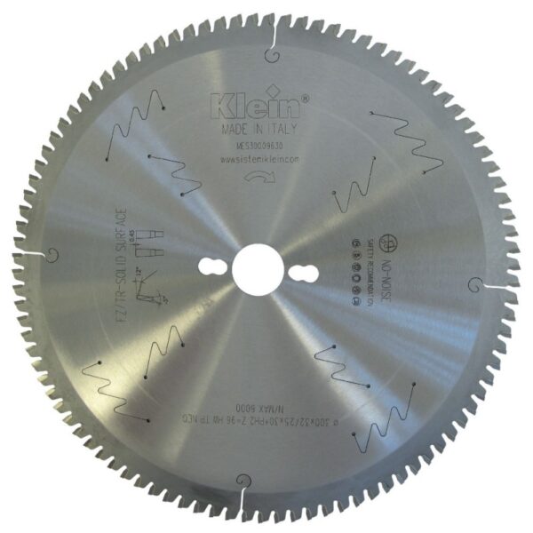 hw saw blades for "solid surface" and chipboard panels